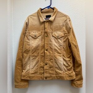 Monfrere Dean Velvet Biscotti Trucker Jacket Size XL
